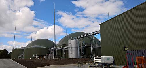 Biogas plant JCBE Derby, UK