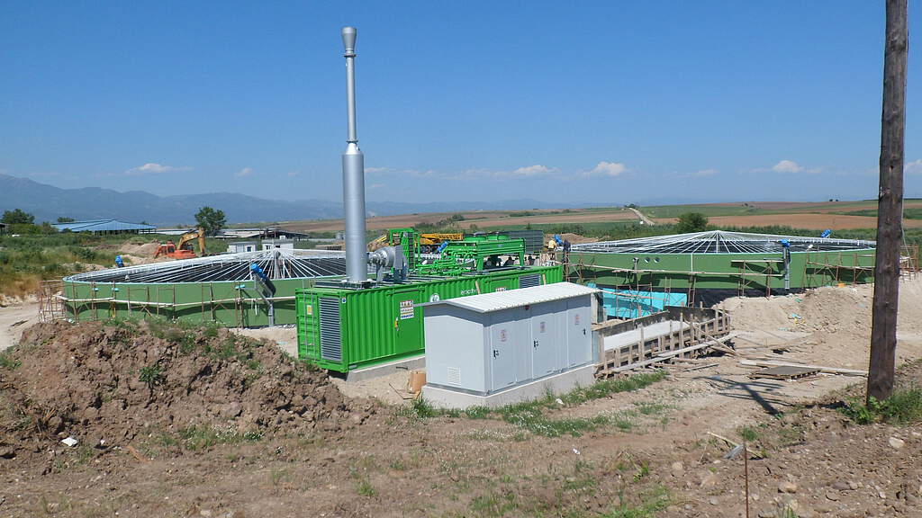Biogas plant Xanthi